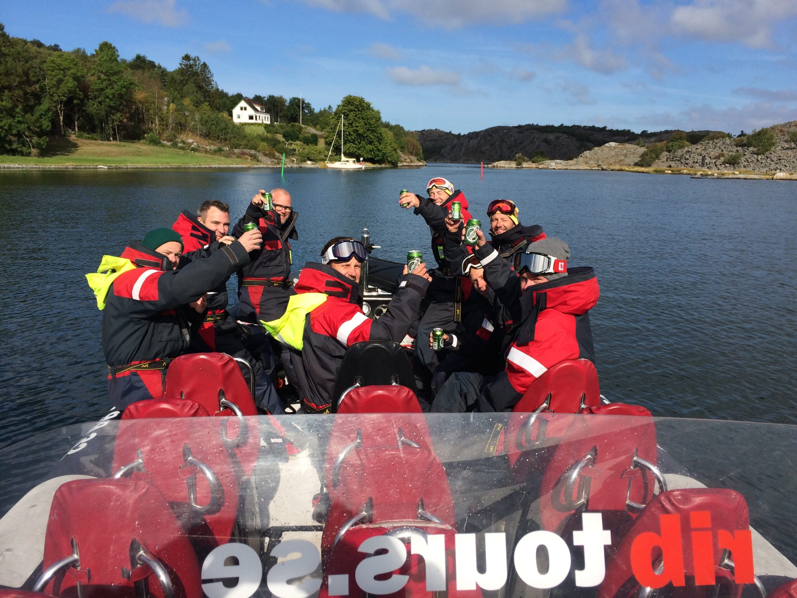 RIB-båt – Pubrundan i Göteborgs skärgård, premium upplevelse för grupper