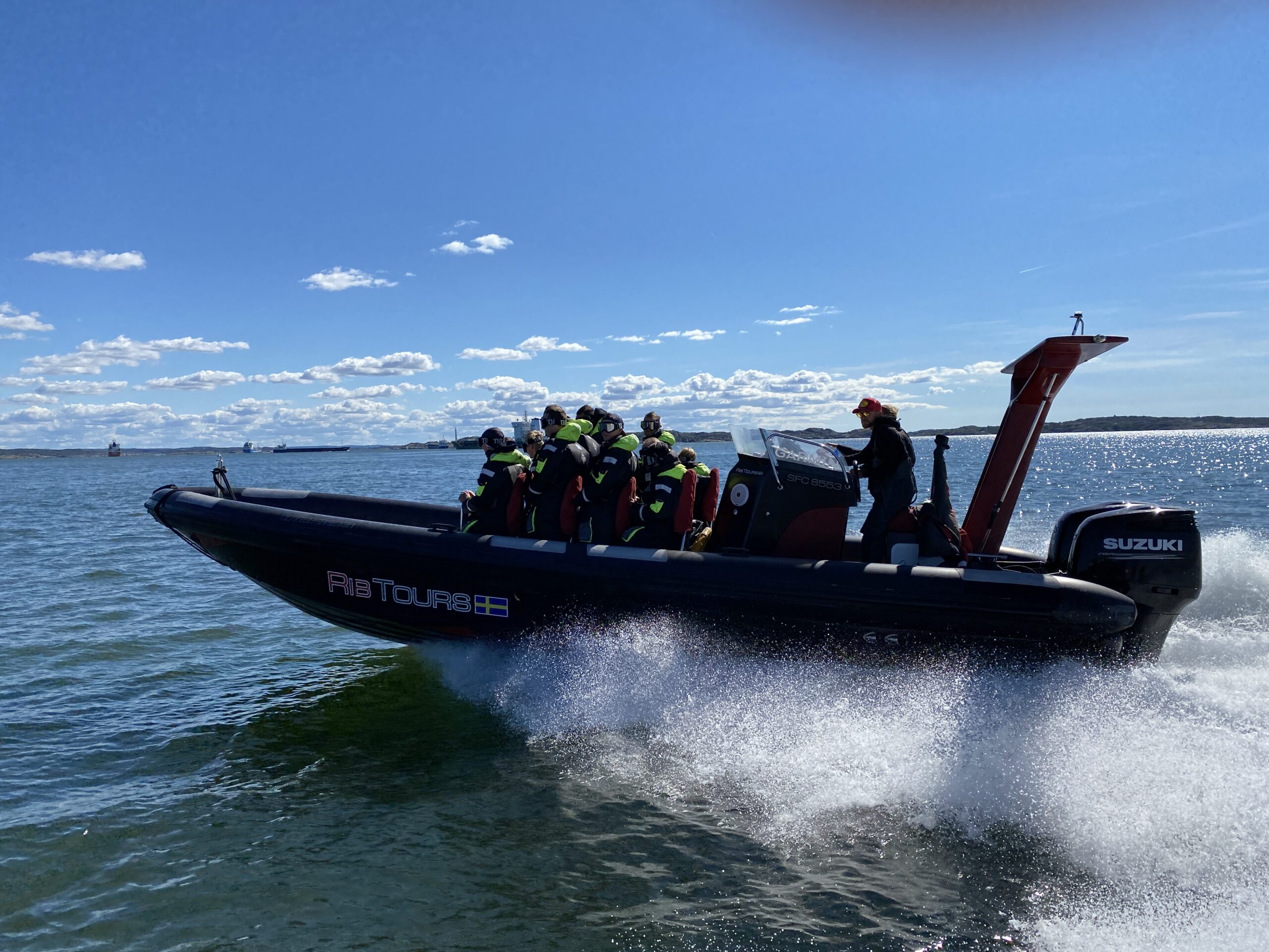 RIB-båt – Transport & Supply RIB i Göteborgs skärgård, premium upplevelse för grupper